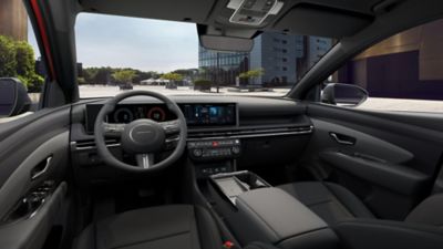 Černý interiér modelu TUCSON GO Czech!