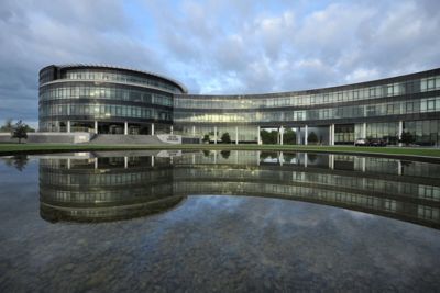 Europäisches Technikzentrum von Hyundai in Rüsselsheim, Deutschland.