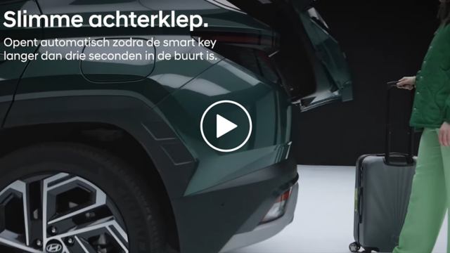 De slimme achterklep van de Hyundai TUCSON Hybrid