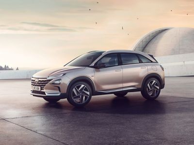 Hyundai NEXO sett fra siden. Foto.