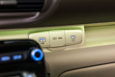 Hyundai INSTER USB-A-aansluiting