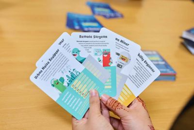 GBST Future Trumps cards in hand