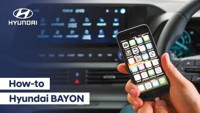 Hyundai BAYON: telefoon koppelen en multimediadisplay