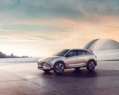 Hyundai Nexo visione laterale