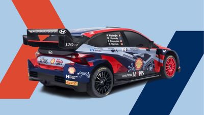  Rear right Side shot of Hyundai i20 Coupe WRC