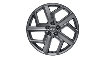 16 inch machine finished alloy wheel, graphite, 6.0Jx16, suitable for 195/55 R16 tyres.