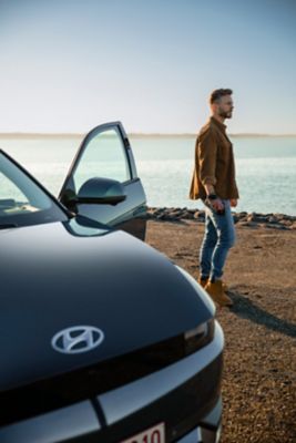 Sustainability of Hyundai with the first all electric car IONIQ.