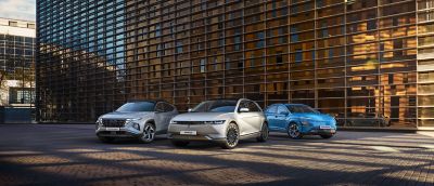 Hyundai TUCSON, IONIQ 5 och KONA Electric översikt.