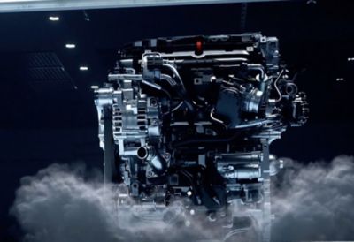 Hochmoderner, mit der CVVD-Ventilsteuerungstechnologie ausgerüsteter Hyundai Motor.