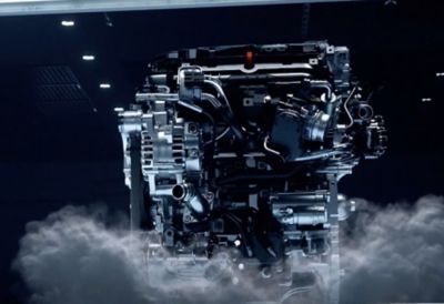 Hochmoderner, mit der CVVD-Ventilsteuerungstechnologie ausgerüsteter Hyundai Motor.