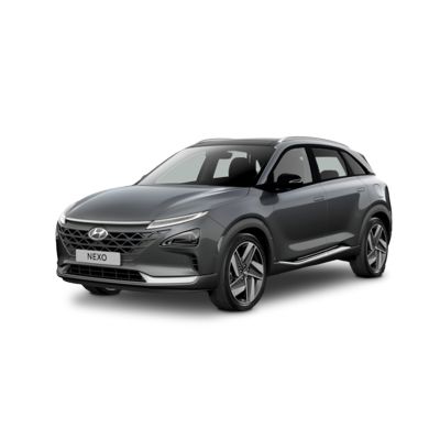 Vue latérale du tout nouveau Hyundai NEXO