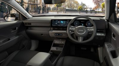 The all-new Hyundai KONA Hybrid interior