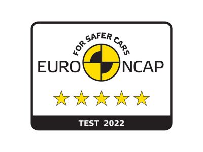 5-Sterne-Auszeichnugsplakette der EURO NCAP.