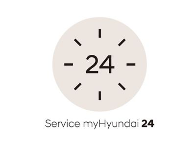 Symbolbild für das Service myHyundai Abo mit 24 Monaten Laufzeit: Zifferblatt mit Zahl 24.