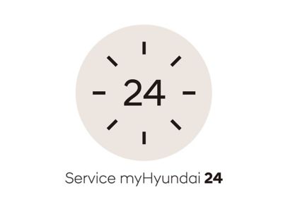 Symbolbild für das Service myHyundai Abo mit 24 Monaten Laufzeit: Zifferblatt mit Zahl 24.