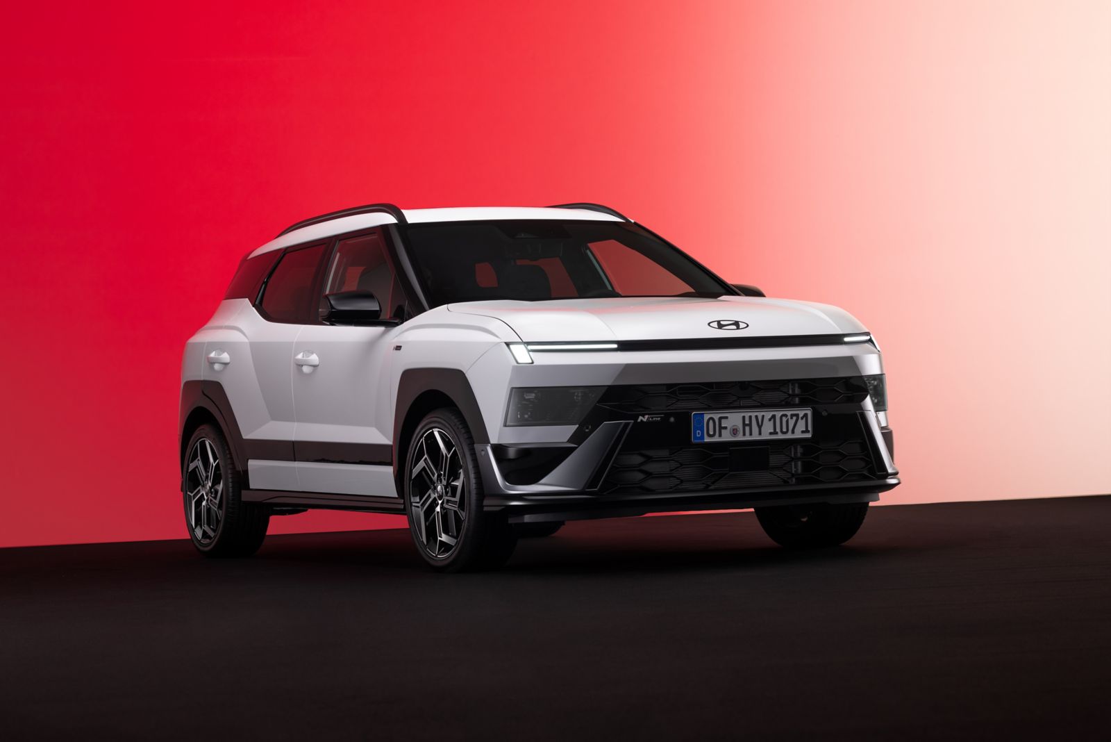 Hyundai Bayon нового поколения, вид спереди три четверти
