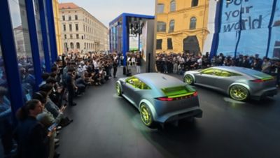 Koncept THREE na veletrhu IAA 2025 v Mnichově.