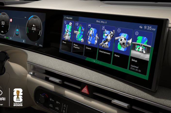 Hyundai bringt die WM ins Auto: IONIQ 9 wird zur Fußball-Lounge auf Rädern