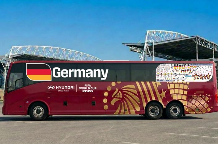 FIFA-Weltmeisterschaft 2026: Kinder gestalten Hyundai Busse aller 48 Nationalmannschaften