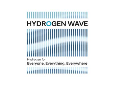 The Hyundai Hydrogen Wave logo.