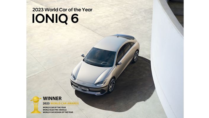Hyundai Ioniq 6 Earns World Car Of The Year, World Electric Vehicle, And World Car Design Of The Year Awards