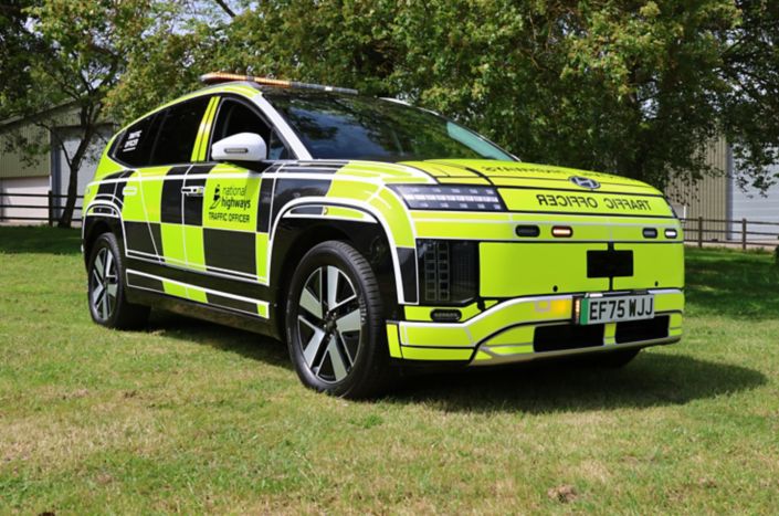Hyundai IONIQ 9 trialled by National Highways as all-electric Traffic Officer vehicle