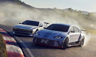 Hyundai RN22e and N Vision 74 are high-performance N electric vehicle rolling labs.