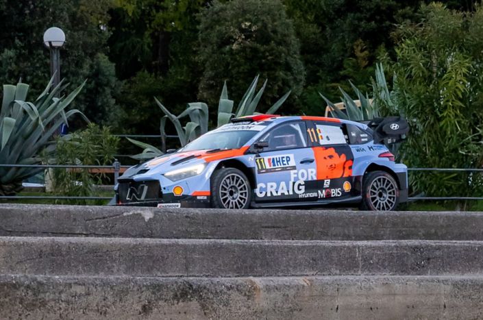Rally de Croacia: Thierry Neuville y Martijn Wydaeghe, de Hyundai Motorsport, ocupan los puestos del podio provisional tras una primera jornada impredecible en Rijeka