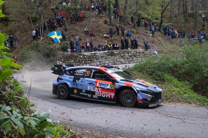 Rally de Croacia: Thierry Neuville y Martijn Wydaeghe impulsan al Hyundai Shell Mobis World Rally Team a una sólida ventaja al final del sábado