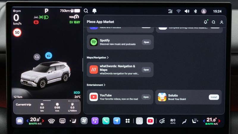 Infotainment Pleos Connect v novém Hyundai TUCSON