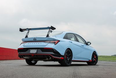 De Hyundai Elantra is als N TCR ook ingezet in de autoracerij.
