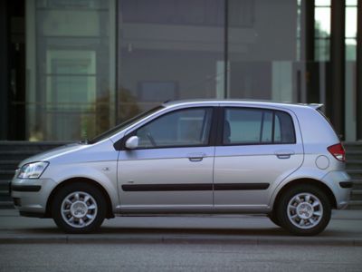 Vijfdeurs Hyundai Getz.