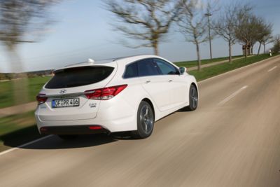 Hyundai i40: zeer geschikt als reisauto.