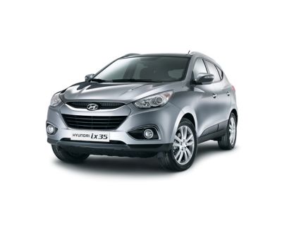 Metallic grijze Hyundai ix35, 2010.