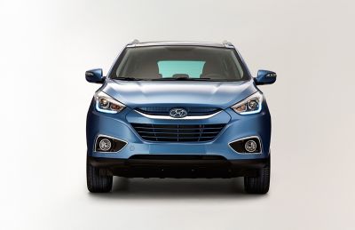 Hyundai ix35 na de facelift van 2013: nieuwe verlichting.