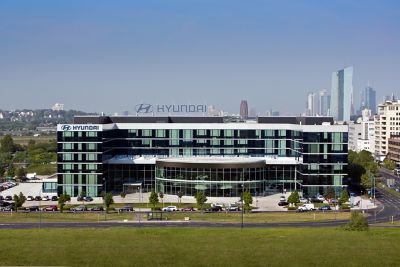 Siège européen de Hyundai à Offenbach, en Allemagne.