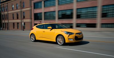 Hyundai Veloster, een opvallende coupé met een praktisch randje.