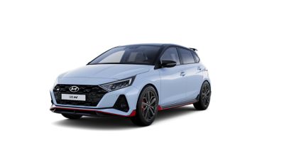 Cutout of the Hyundai i20 N