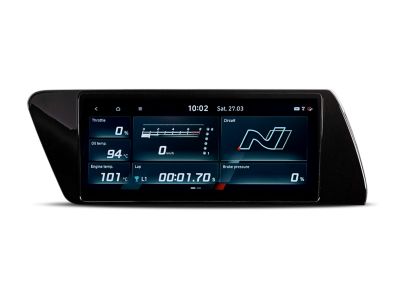 The 10.25“ digital cluster inside of the Hyundai i20 N.