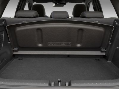 Geöffneter Kofferraum des Hyundai i20 N.