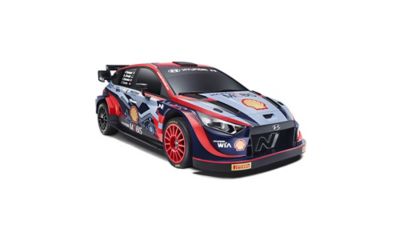 Clearcut of the Hyundai i20 N WRC Rally1