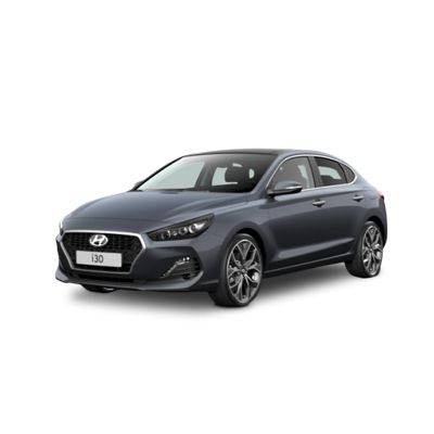 Side view of the Hyundai i30 Fastback.