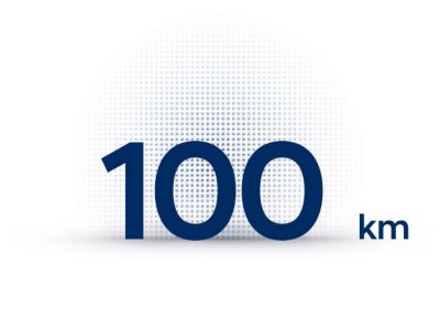 100 kilometer.