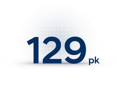 The number 141 and the letters HP.