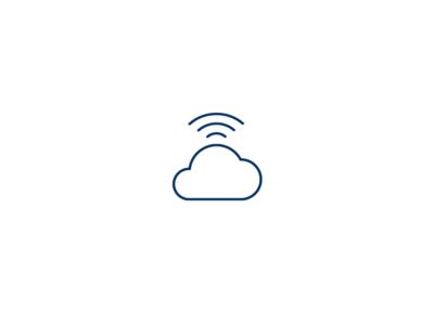 Cloud symbol for over-the-air updates.