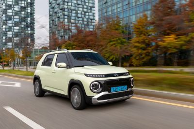 Hyundai Inster eléctrico en marcha