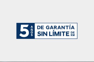 Garantía de kilometraje ilimitado de 5 años