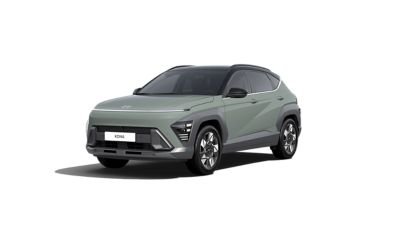 Hyundai Concept THREE on a moon-like surface under a starry sky, featuring a sleek design.