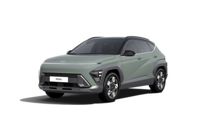 Předoboční pohled na Hyundai KONA