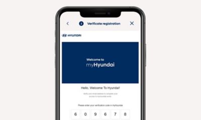Screenshot van pagina met contactinformatie in de myHyundai-app.
